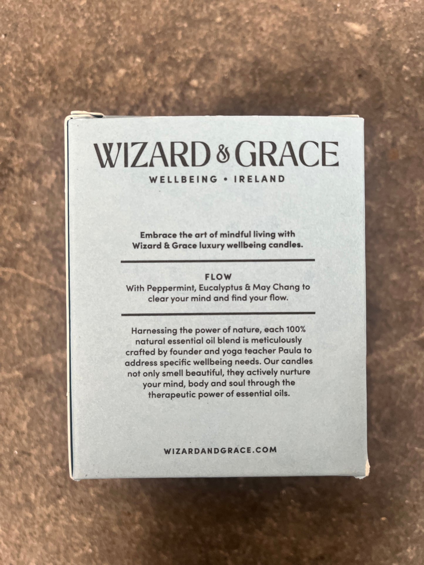 Wizard & Grace Flow Candle with Peppermint, Eucalyptus & May Chang