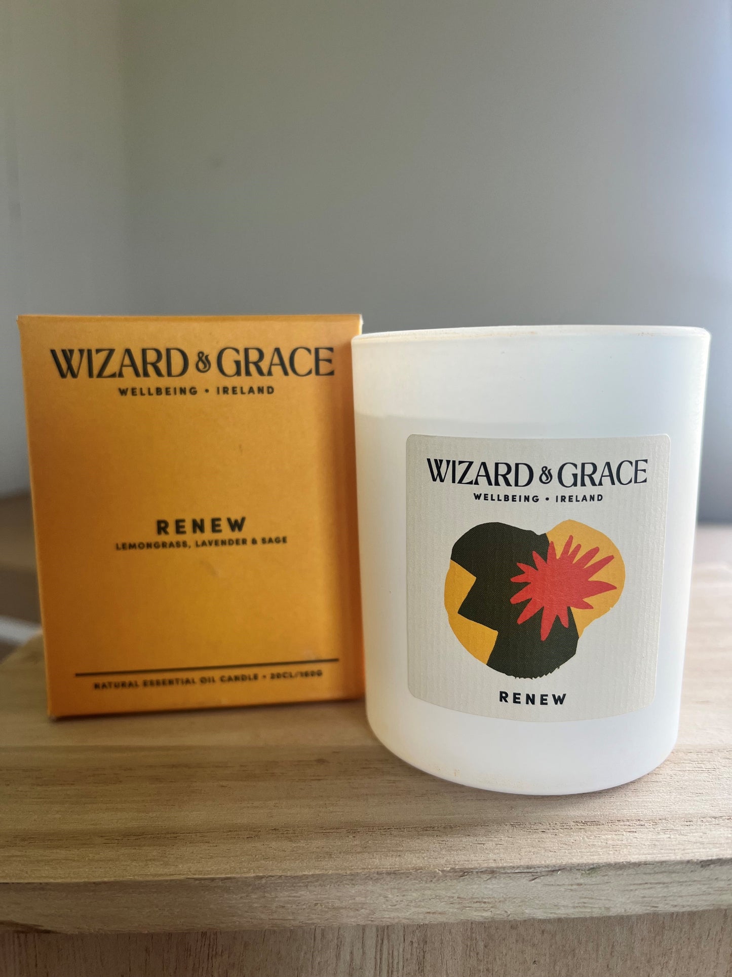 Wizard & Grace Renew Candle with Lemongrass, Lavender & Sage