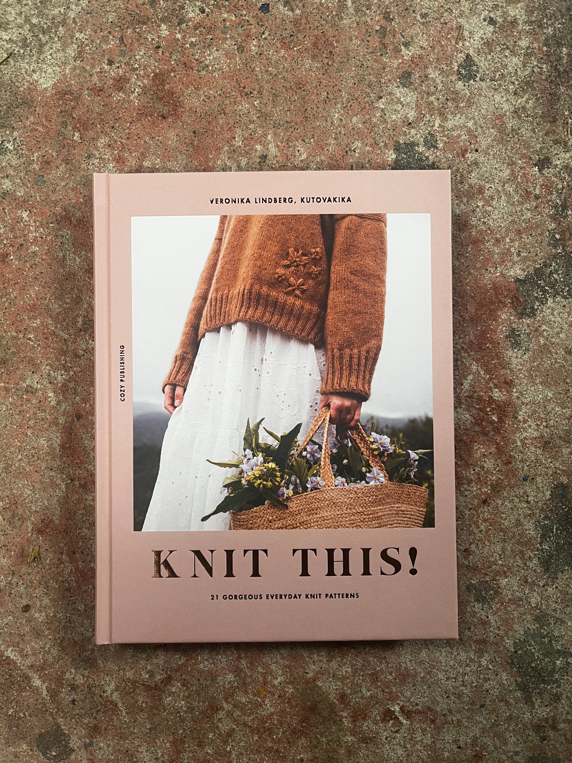 Pic of the front of a book called Knit This
